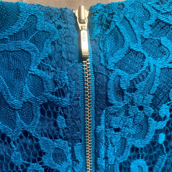 Jolie Moi Teal Midi Dress - Picture 5 of 9